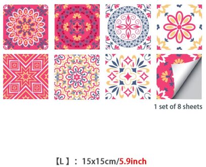 Tegel Floor Stickers Pvc Waterdichte Zelfklevende Decals Retro Diy Muur Grond Decor Muur Vloer Stok, voor Badkamer Keuken Trap