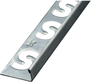 Tegelprofiel Faktum Recht RVS Geborsteld 10 mm - 250 cm Faktum