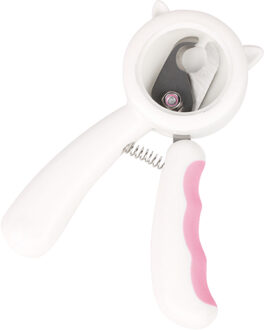 Tegen Spatten Abs Pet Hond Kat Nagelknipper Scherpe En Veilige Pet Dog Nail Trimmer Blauw/Roze