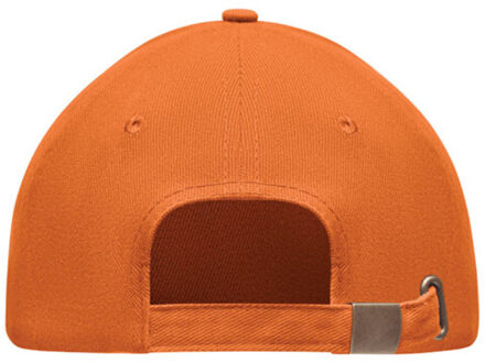 Tekapo zwaar geborsteld katoenen baseballpet Oranje - One size
