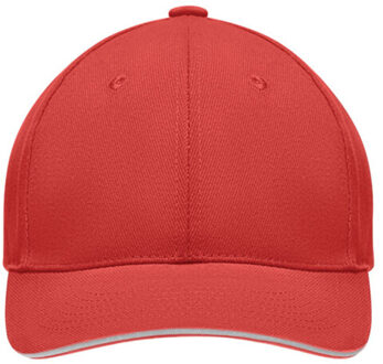 Tekapo zwaar geborsteld katoenen baseballpet Wit - One size