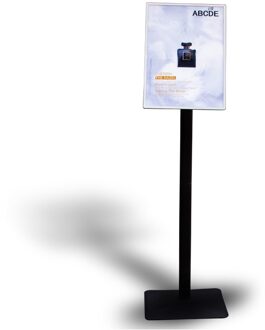 Teken Up Stand Metalen Poster Stand Led Fast Food Menu Stand A4 size gouden