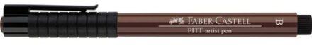 tekenstift Faber-Castell Pitt Artist Pen Brush 169 caput mortuum Bruin