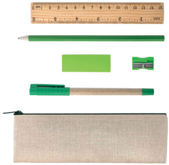 Tekina schrijfwaren set (set van 6) Beige - One size