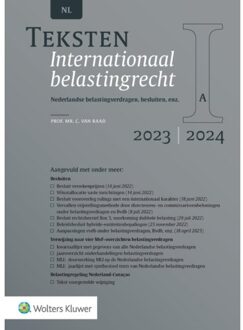 Teksten Internationaal Belastingrecht 2023/2024