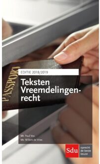 Teksten Vreemdelingenrecht. Editie 2018-2019 - Boek P.F.A.B. Vos (9012403170)
