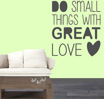 Tekststicker Small things great love