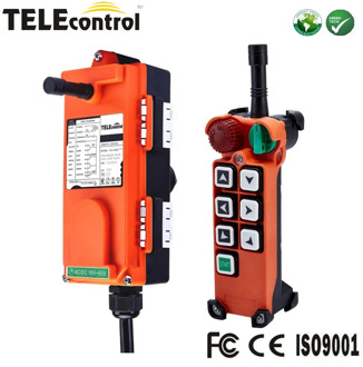 Telecontrol F21E2 3 axis 6 single speed mushroom head tele radio EOT Overhead Crane Industrial wireless remote control F21-E2
