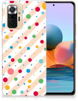 Telefoon Hoesje Xiaomi Redmi Note 10 Pro Leuk TPU Back Cover Dots