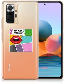 Telefoon Hoesje Xiaomi Redmi Note 10 Pro Silicone Back Case Popart Princess