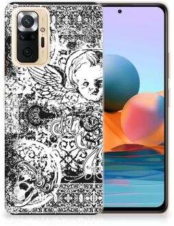 Telefoon Hoesje Xiaomi Redmi Note 10 Pro Silicone Back Case Skulls Angel