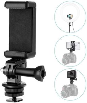 Telefoon Houder Camera Shoe Mount Adapter Kit voor GoPro Hero 7 6 5, DJI OSMO Actie, iPhone X 8 7 6 Samsung Bevestiging op DSLR