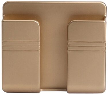 Telefoon Houder Wall Mount Opladen Organizer Haak Beugel 4 Haak Telefoon Opladen Houder Opslag Hanger Mobiele Telefoon Accessoires goud