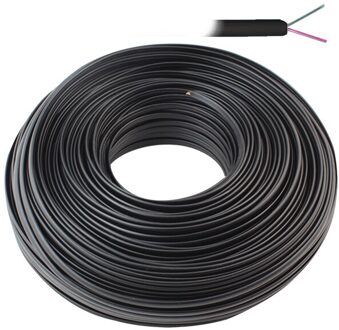 Telefoon Kabel 2 Lİ Zwarte Platte Köken 100 Meter Powermaster