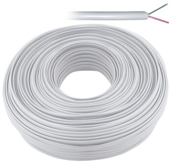 Telefoon Kabel 2Lİ Grijs Platte Köken 100 Meter Elektromer