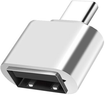 Telefoon Kabel USB C 3.1 Male naar Micro USB Kabel Snel Opladen Converter Vrouwelijke Adapter USB Type C Voor Samsung s9 s8 plus Otg Data wit