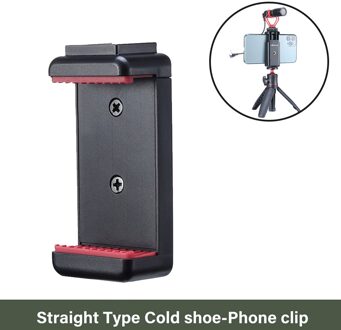 Telefoon Mount Clip Adapter Mount Bracket Houder Clip Met Koude Schoen Compatibel Met Statief Voor Voor De Meeste Mobiele Telefoons