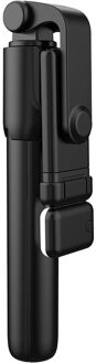 Telefoon Selfie Stok Statief Verstelbare Opvouwbare Handheld Uitschuifbare Monopod Afstandsbediening Mobiele Monopod Selfie Stok Sluiter zwart