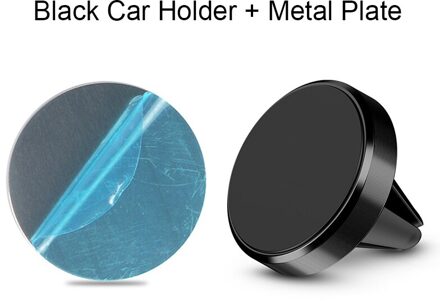 Telefoon Stand Beugel Ondersteuning Houder Voor Mobiele Telefoon Op Auto Universele Magnetische Telefoon Houder Auto Telefoon Houder Voor Xiaomi Mi 9 Lite zwart