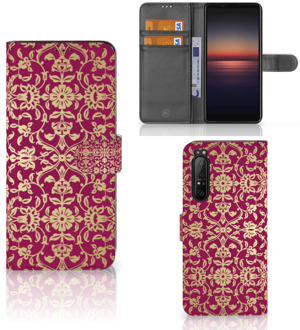 Telefoonhoesje met foto Sony Xperia 1 II Bookcase Cadeautips Barok Pink