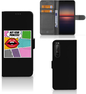 Telefoonhoesje Sony Xperia 1 II Bookcase Popart Princess