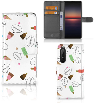 Telefoonhoesje Sony Xperia 1 II Flip Cover IJsjes