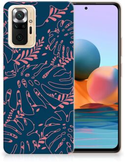 Telefoonhoesje Xiaomi Redmi Note 10 Pro Silicone Back Cover Palm Leaves