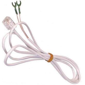 Telefoonlijn Kabel Maand Crimp 1.5 Meter Wit
