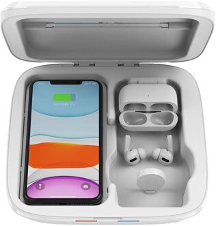 Telefoons Gezichtsmasker Desinfectie Uv Smartphone Oortelefoon Draadloze Oplader Sterilisator Voor Iphone Apple Horloge Sanitizer Desinfectie