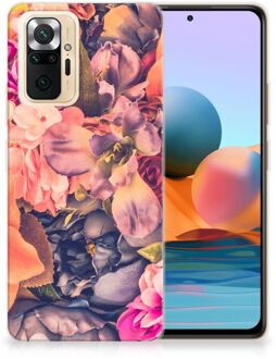 Telefoontas Xiaomi Redmi Note 10 Pro Hoesje Super als Moederdag Cadeau Bosje Bloemen