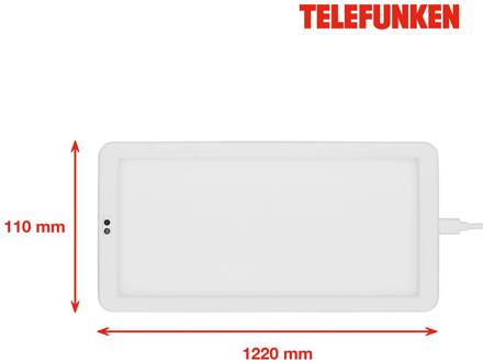 Telefunken LED meubelverlichting Schu, sensor 22x11cm wit 840