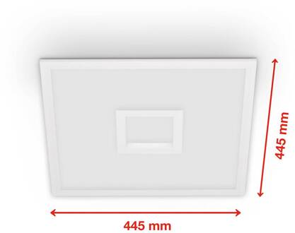 Telefunken LED paneel centerback CCT RGB 45x45cm wit