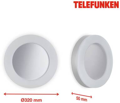 Telefunken Rixi LED buitenwandlamp, wit