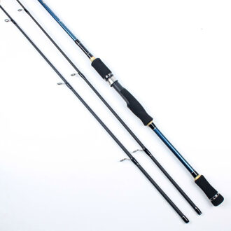 Telescopische Carbon Hengel Visgerei Lokken Hengel 1.8 M 2.1 M Hengel Reservoir Vijver Blauw