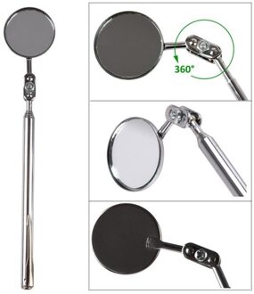 Telescopische Detectie Lens Auto Reparatie Inspectie Ronde Spiegel Hoek View Tool