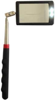 Telescopische Flexibele Inspectie Spiegel Met Heldere Led Verlichting 360 Swivel Voor Extra Bekijken Draagbare Automotive Tool