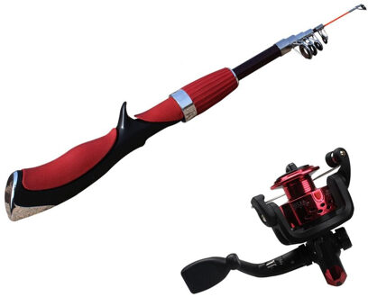 Telescopische Hengel Draagbare Spinning Hengel Pole Travel Zee Boot Rock Hengel Combo Spinning Pole Boot Pesca
