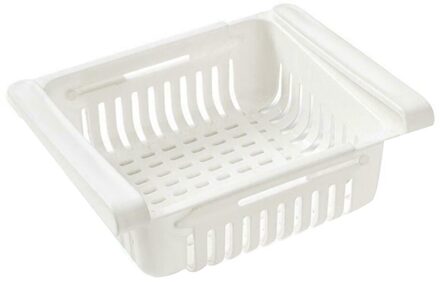 Telescopische Lade Koelkast Opbergdoos Slide Voedsel Fruit Groenten Organizer Container Mand Houder Sliding Opbergdoos nee.03