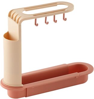 Telescopische Spoelbak Keuken Afdruiprek Rack Opslag Mand Tas Kraan Houder Verstelbare Badkamer Houder Gootsteen Keuken Accessorie