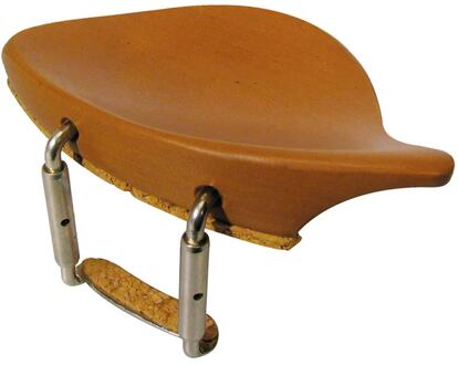 Teller CR-211B viool kinsteun viool kinsteun, 'Dresden'-model, palmhout, gemaakt in Duitsland