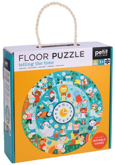 Telling The Time Floor Puzzle -  Petit Collage (ISBN: 9781797229300)