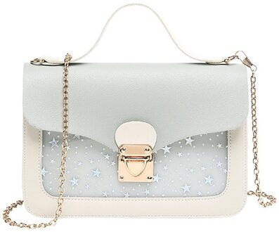 Temperament Vrouwen Zacht Lederen Kleine Vierkante Zakken Handtas Party Purse Ketting Roze Lovertjes Luxe Crossbody Bag # Yj grijs