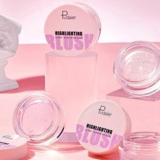 Temperature Change Glassy Highlighting Blush 01# Clear - 10g