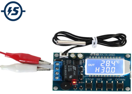 Temperature Fan Speed Controller Module Digital Thermostat Cooling Heating Temperature Controller LCD Display