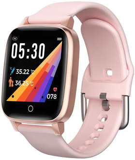 temperature measuring heart rate intelligence step meter high temperature alarm watches watches to take more exercise