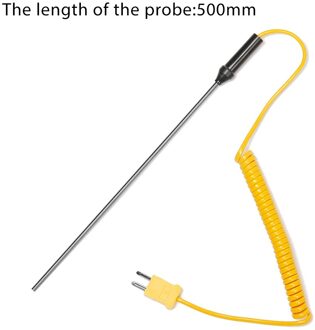 Temperatuur Controller Meetinstrumenten Thermokoppel Type K 100/150/200/300/500Mm Probe Sensor met Draad Kabel-50 °C Tot 1200 °C
