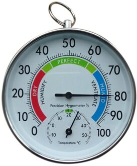 Temperatuur En Vochtigheid Analoge Indicator Indoor Outdoor Thermometer Hygrometer L15