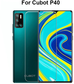 Tempered Glass for Cubot P40 Screen Protector Ultra-Thin Protective Mobile Phone Film For Cubot P40 Cases Vetro Cover 6.2 Inch