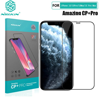 Tempered Glass For iPhone 12 Pro Max / 12 Mini Nillkin Anti-Explosion CP+ Full Glue Screen Protector For iPhone 12 Glass
