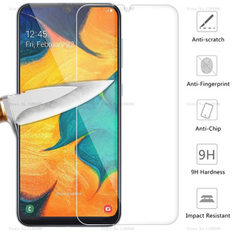 Tempered Glass For Samsung Galaxy A30 A50 Screen Protector 9H Safety Protective Film On A 30 50 A70 A40 A60 M20 M30 A10 A51 A71